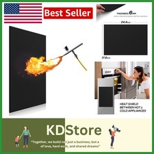 Fireproof Heat Resistant Mat 1800°F Flame Retardant Fabric, 18x24 in