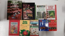 Libri giardinaggio, piante, giardino, botanica, orto, fiori - Lotto 9 vol. - L1
