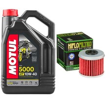 CRF450 Enduro Offroad X Motul 5000 10w40 4L Oil Change Kit Honda CRF 450 2005