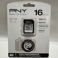 New PNY Professional 16GB/GO MicroSDHC Card - P-SDH16G10H-GE