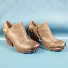 Dansko Marcia Teak Brown Ankle Booties Boots Womens Size 37