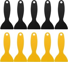 10PCS Plastic Paint Scraper, Flexible Putty Knife, Air Bubble Remover Tool, Car