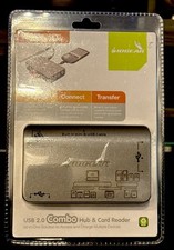 New IOGear High Capacity Support SDHC Micro SDHC 2.0 Combo Hub Card Reader A5