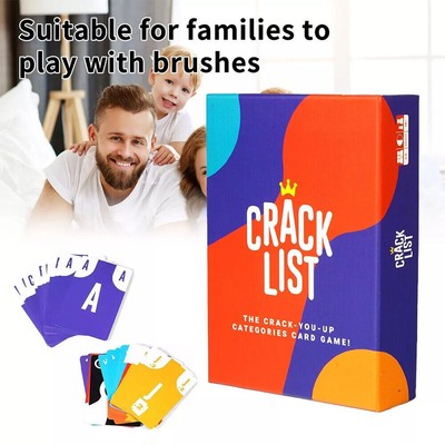 2024 Crack List BrettspielGesellschaftsspiel Familienspiel KartenspielGeschenkん