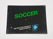 Soccer Canada Variant Authentic Original NES Nintendo Manual Only  