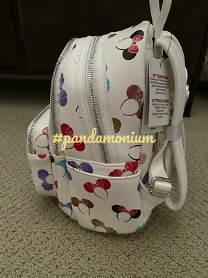 disney mini backpack with ear holder Loungefly Minnie Mouse Headband Mini Backpack