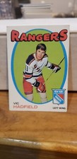 1971 Topps Vic Hadfield #9  New York Rangers EXCELLENT