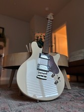 (music Man) Valentine Electric Guitar. Cream Everything Works And Is Intact.