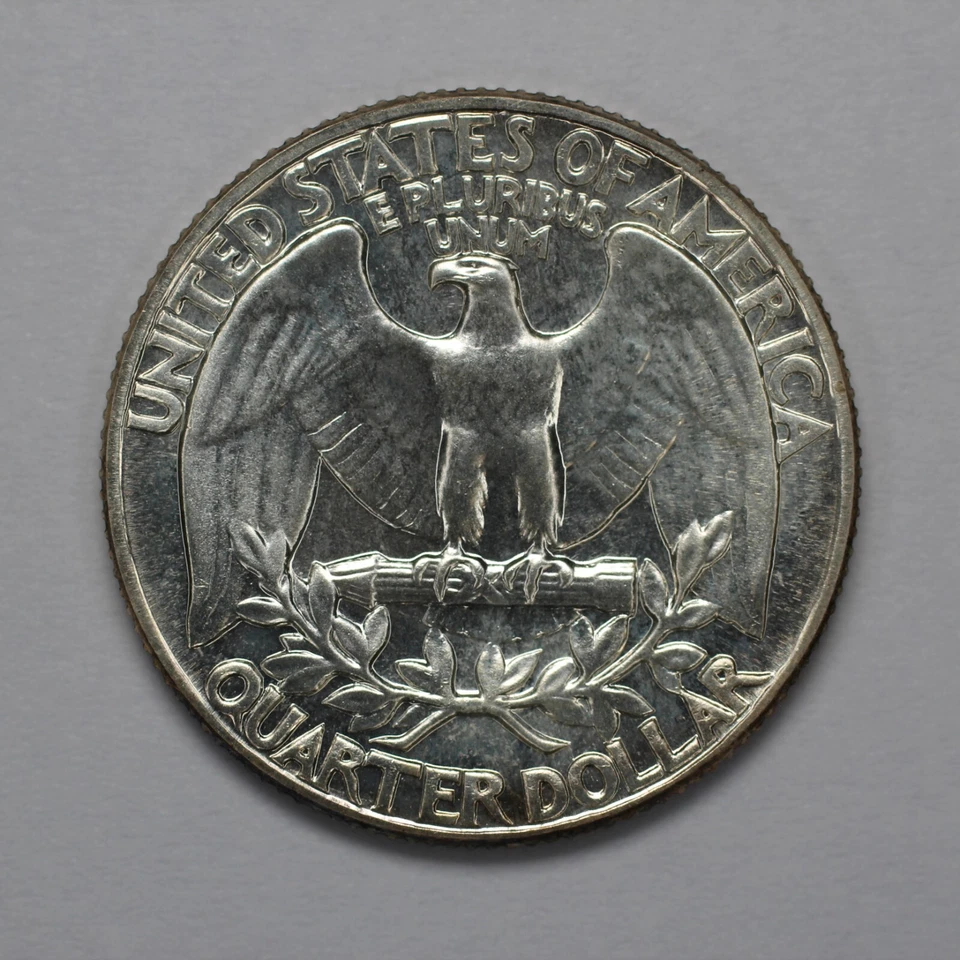 Cuarto de plata Washington 1942 prueba Foto 2 de 3