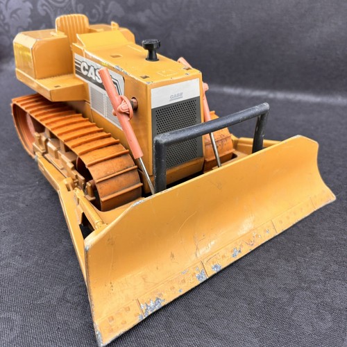 Vintage 1987 ERTL CASE 1550 Toy Model Dozer Track Steel Bulldozer 1:16 Scale USA - Picture 6 of 16