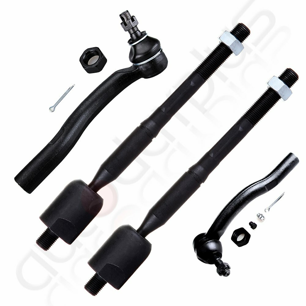 Steering 4x Inner Outer Tie Rod Links Part For Toyota Camry