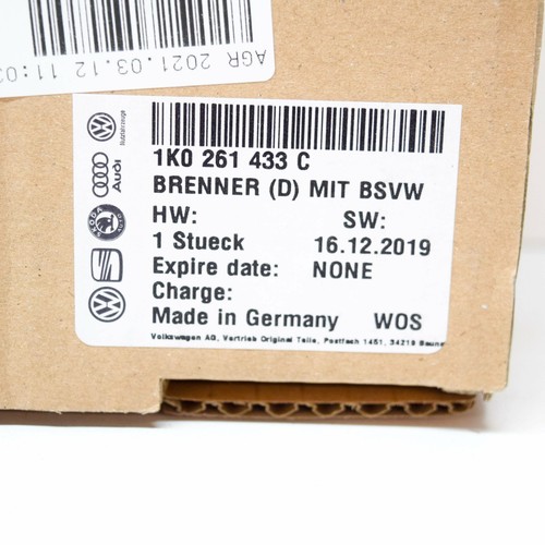 NEW AUDI A3 8P HEATER COMBUSTION CHAMBER INSERT 1K0261433C ORIGINAL - Picture 8 of 9