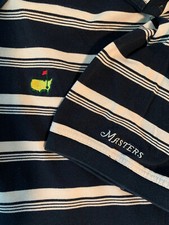 Masters Tournament Shirt Mens Large Golf Polo Embroidered Sleeve SpellOut S/S