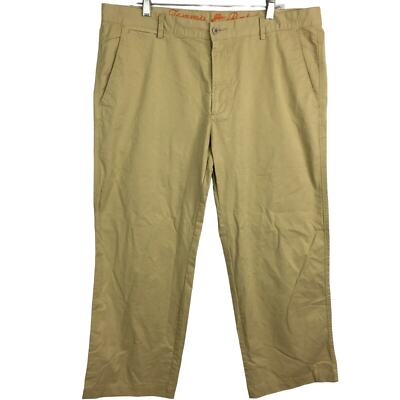 Tommy Bahama Mens Tan Cotton Khaki Chino Pants Sz 38 Beige Brown
