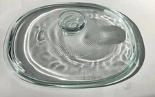 PYREX F-12-C Oval Glass REPLACEMENT LID, 2 AVAILABLE