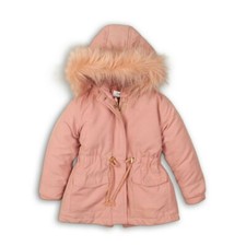 Girls Parka Coat with Soft Fur Trim Hoodie