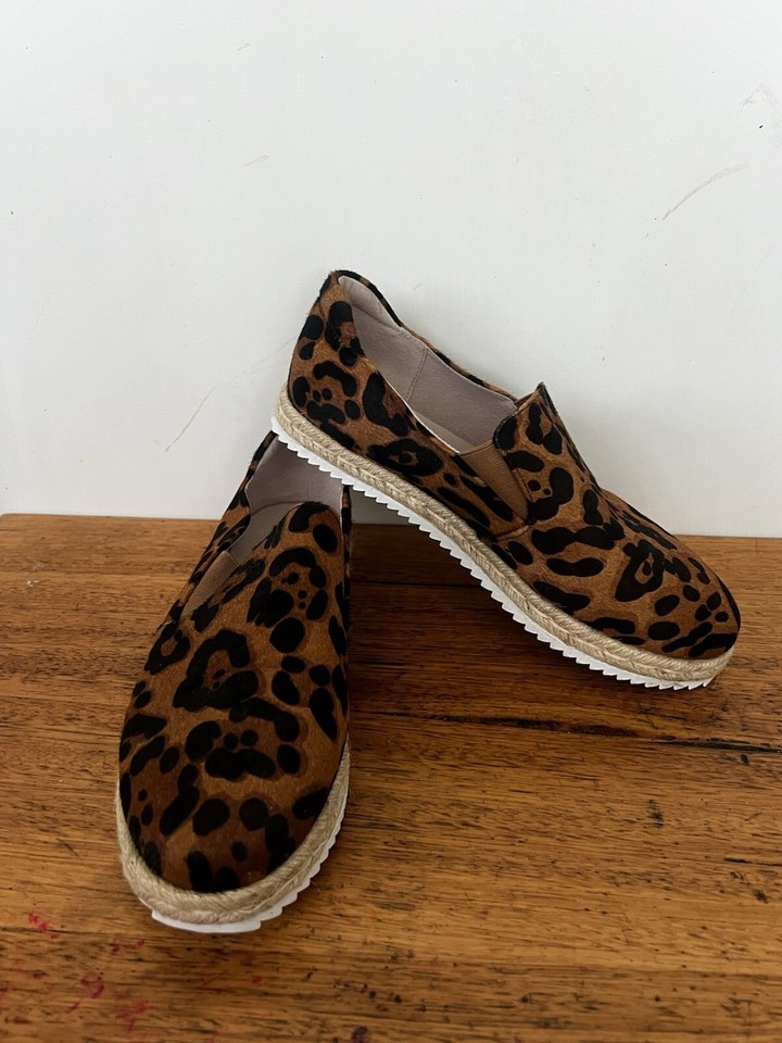 🌟 Walnut Melbourne Fur Brown Loafers Sneakers Brogues 40 9