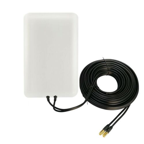 Antenne de routeur 4G LTE 12dBi antenne directionnelle extérieure avec ligne d'alimentation 15M - Photo 4/5