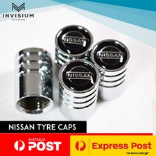 Nissan Tyre Tire Wheel Valve Stem Air Dust Cover Caps GTR 350Z 370Z Silvia NISMO