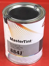 (1) QUART AXALTA DUPONT CROMAX MASTERTINT 884J RED OXIDE L/S (LOW STRENGTH) TINT