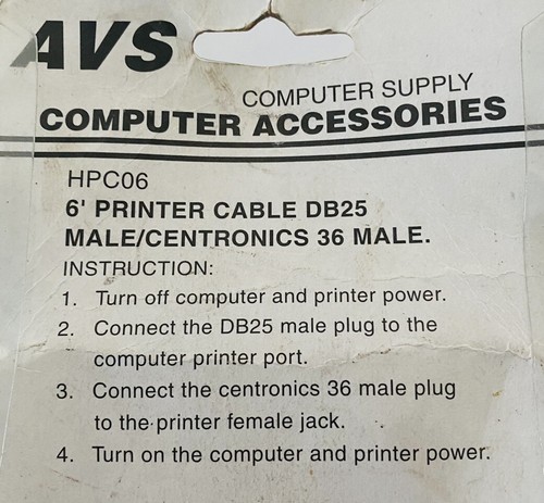6Ft DB25 DB 25 IEEE1284 25-Pin Male to Female M/F Parallel Extension Cable - Picture 11 of 12