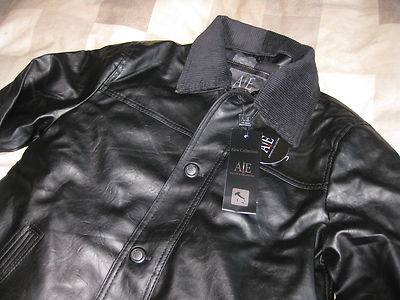 EMPORIO archive ジャケット・アウター ARMANI Jacket Leather Snap-Button Asymmetrical Archive Armani Jacket Leather ジャケット・アウター