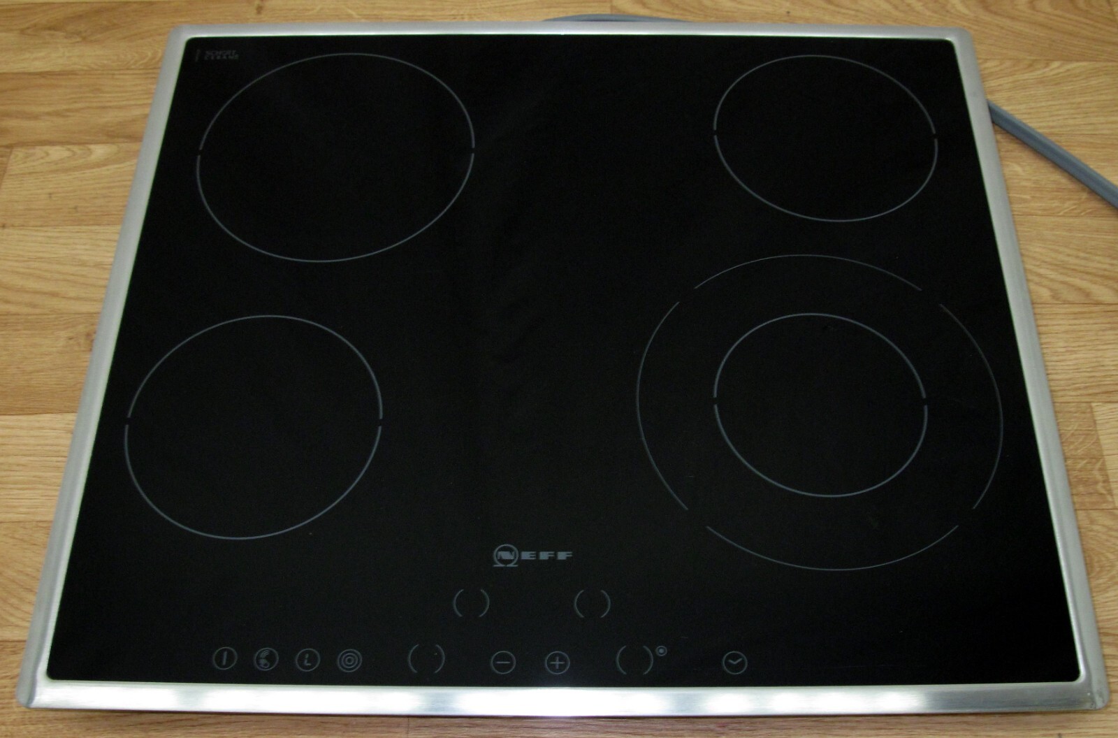 Neff Electric Hob Touch Control Ceramic Glass Stainless Steel Builtin