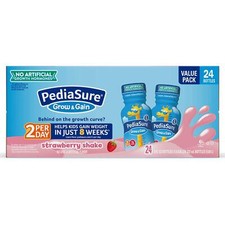 PediaSure Strawberry Shake - 8 oz. bottles - 24 pk.