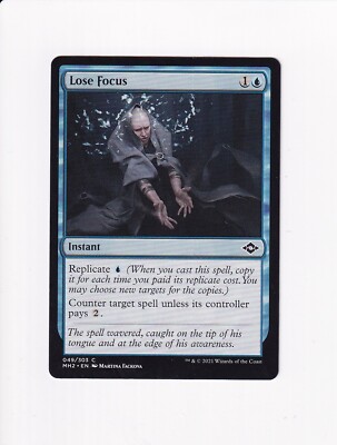 2021 MTG MAGIC THE GATHERING MODERN HORIZONS II MH2 LOSE FOCUS (#2) | eBay