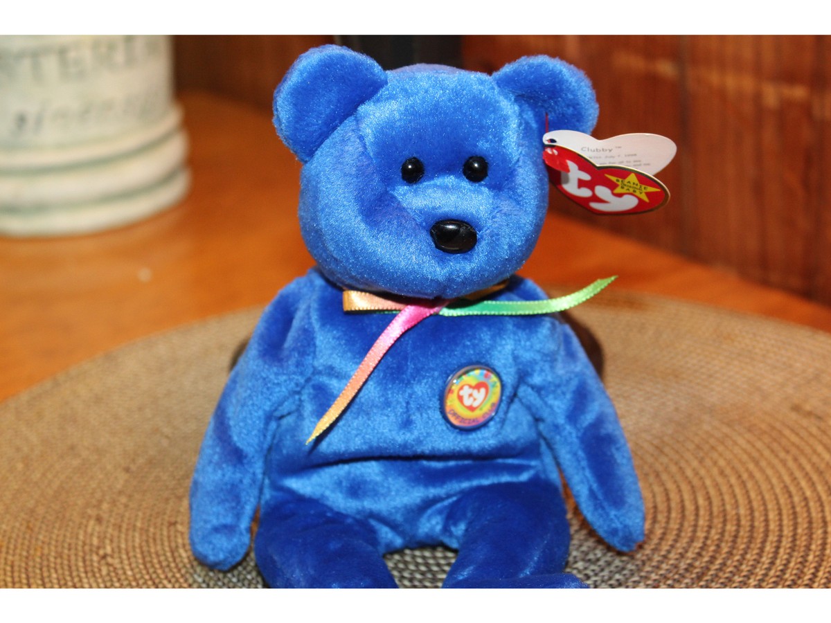 TY Beanie Babies Clubby 1998 P.E. Pellets #87463 | eBay
