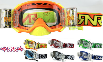 RNR Rip N Roll Platinum Roll Off Brille Motocross / Enduro 48mm WVS
