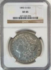 1892-O NGC XF45 Morgan Silver Dollar