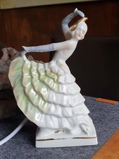 Rauchverzehrer-Porzellan-antik- Flamenco T&auml;nzerin-Th&uuml;ringen Nr.6137- ART DECO