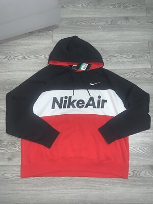 Nike Air Max Men's Hoodie Size XL CJ4824-011 Red/Black Top