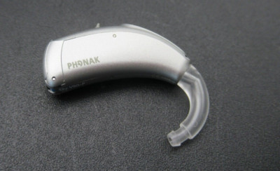 Phonak Sky V50-P Hearing Aid Left, Silver 13 Battery SINGLE, FACTORY REFURBISHED