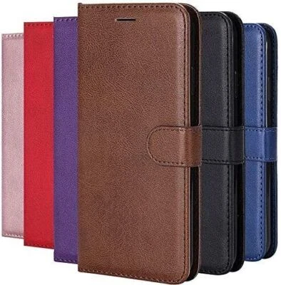 Flip Leather Case for Samsung S7 Edge S8 S9 S20 S21 Fe S22 S23 S24 Wallet Cover - Image 1 of 4