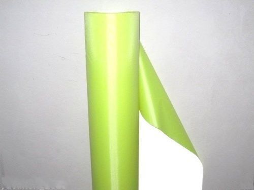 3' Wide Fluorescent yellow REFLECTIVE FABRIC sew material 3'x20" #M1030 QL - Picture 1 of 3