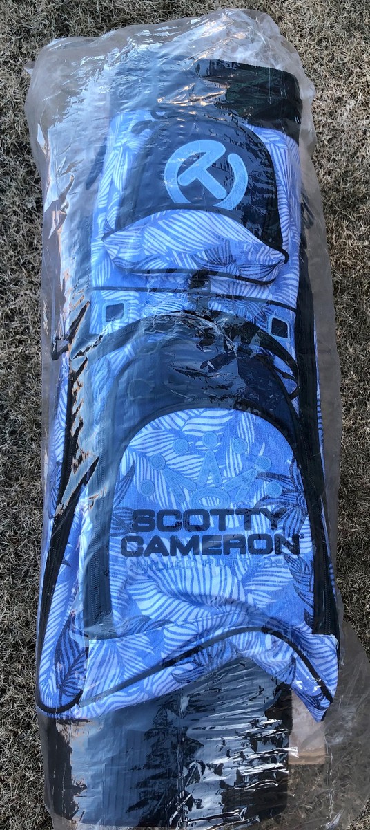 Scotty Cameron Titleist Cart Bag Explorer Floral Blue 2023