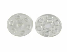 200 Sets Clear Plastic Popper Button Snap Fastener Buttons 10mm #92376