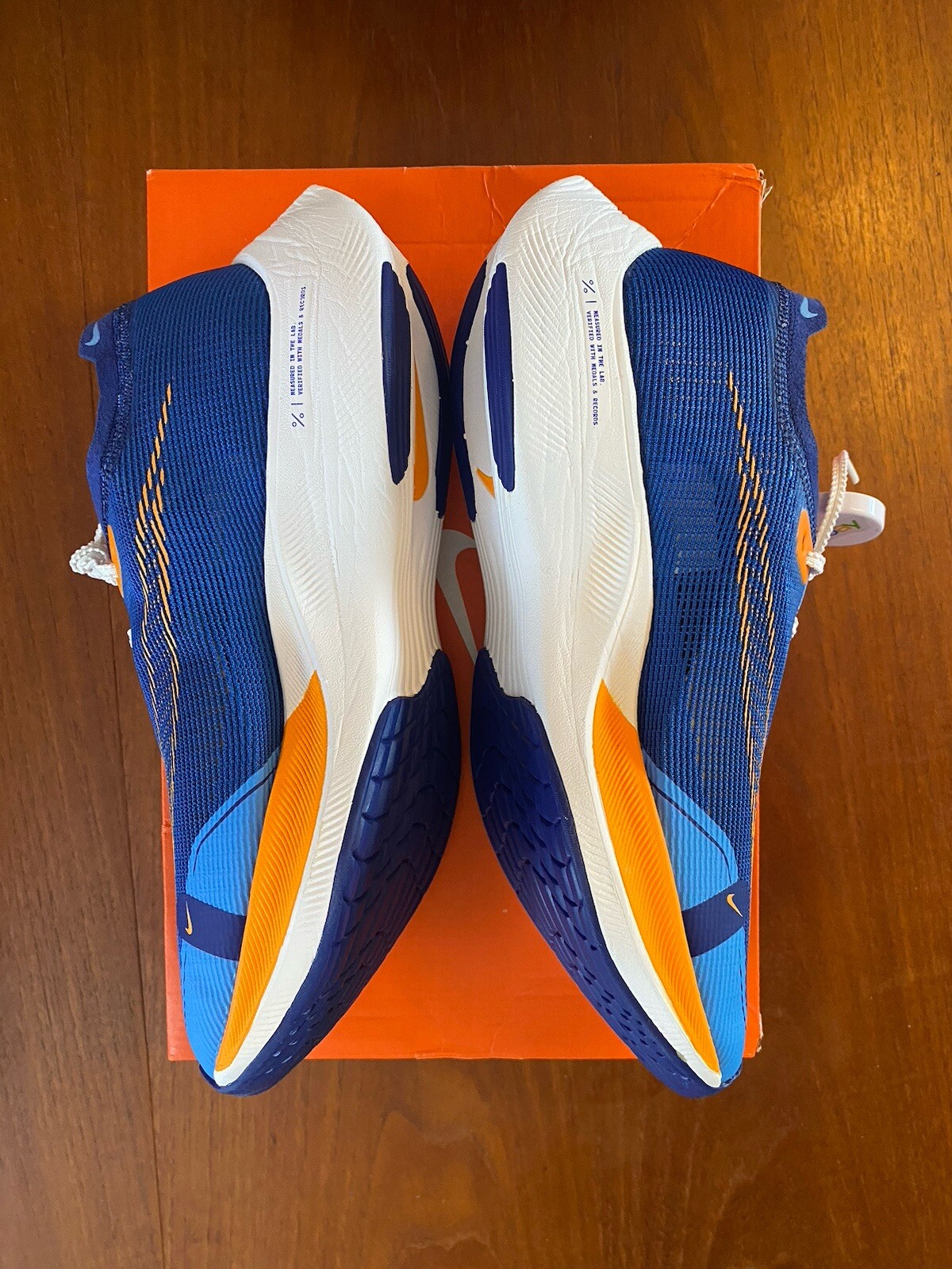 Nike ZoomX Vaporfly Nextpercent 2 | Game Royal/Orange | Men’s UK 10 | Brand New *Rare* image 5