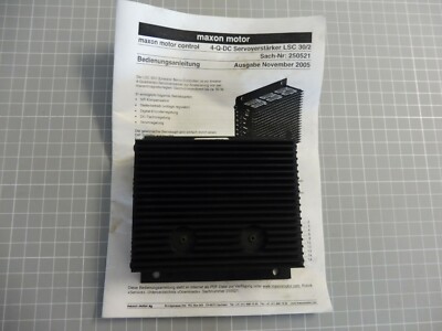 1 x Maxon Motor 4-Q-Servoverstärker LSC 30/2