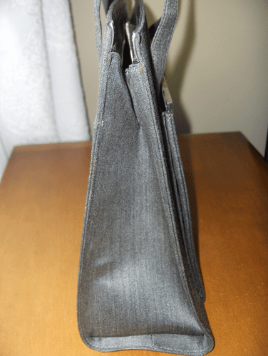 Ferragamo vintage large tote shoulder bag~fabric~logo hardware~pristine-Genuine - Picture 4 of 12