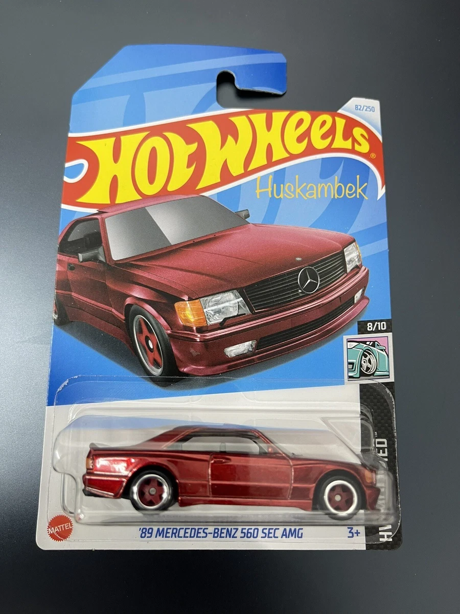 HOT WHEELS MINT SUPER TREASURE HUNT 89 MERCEDES-BENZ 560 SEC AMG 