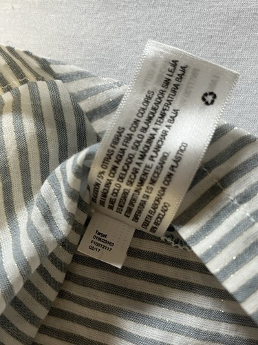 A New Day Button Down Shirt Womens Size XL pin stripe shirt. - Picture 8 of 15