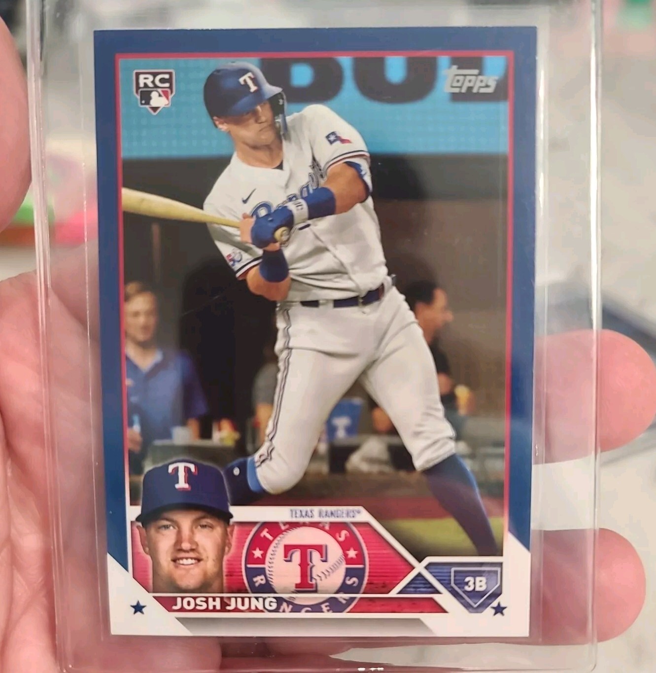 Josh Jung RC Blue Topps 2023 #529