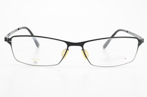 MAKELLOS POTSDAM Brille ME 1009 201 Beta Titanium Schwarz 53-14 135 Flexibel - Picture 12 of 12