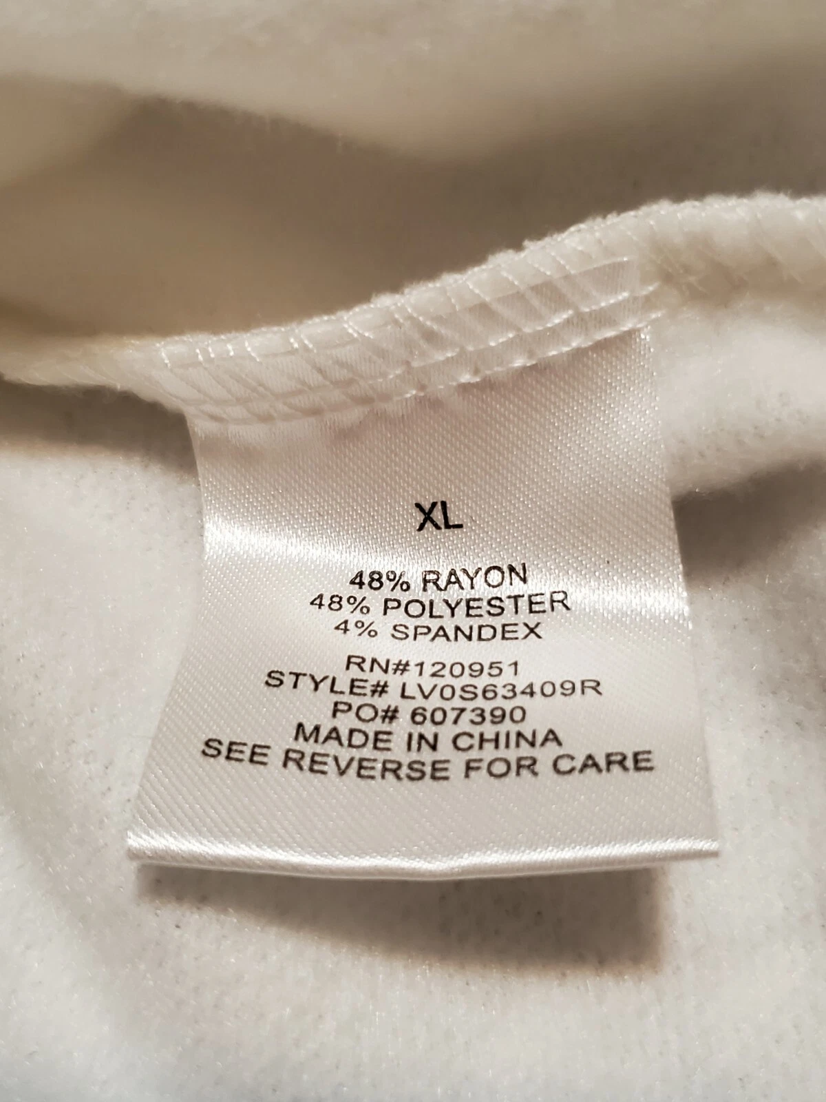 OFF WHITE Felpa con cappuccio donna oliva e rovere XL avorio manica lunga