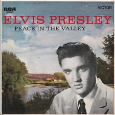 ELVIS PRESLEY EP: PEACE IN THE WALLEY +3  AUSSIE  RCA 20065  C=EX  V=NM  RE-1970