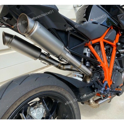 Modified Exhaust System Mid Connect Muffler Pipe For 1290 Super Duke R 2014-2016 - Picture 2 of 12