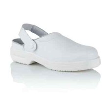 WHITE MICROFIBRE OCCUPATIONAL CLOGS SHOE HEALTHCARE CATERING/ NURSE UK 5